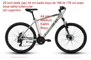 Carraro Force 920 29 Jant, Hidrolik Fren, Dağ Bisikleti 44 Kadro (168 ile 178 cm arası boy) Mat Gri Yeşil Siyah