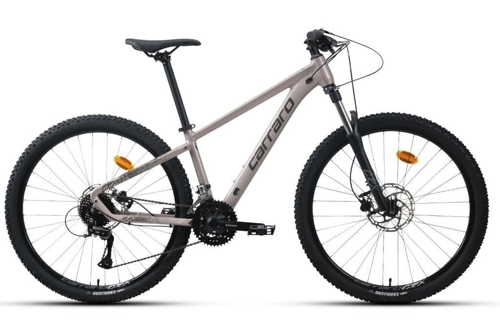 Carraro Crx 724 27.5 Jant 44 Kadro 24 Vites Dağ Bisikleti (165 cm ve üstü boy) Gül Gri Koyu Gri