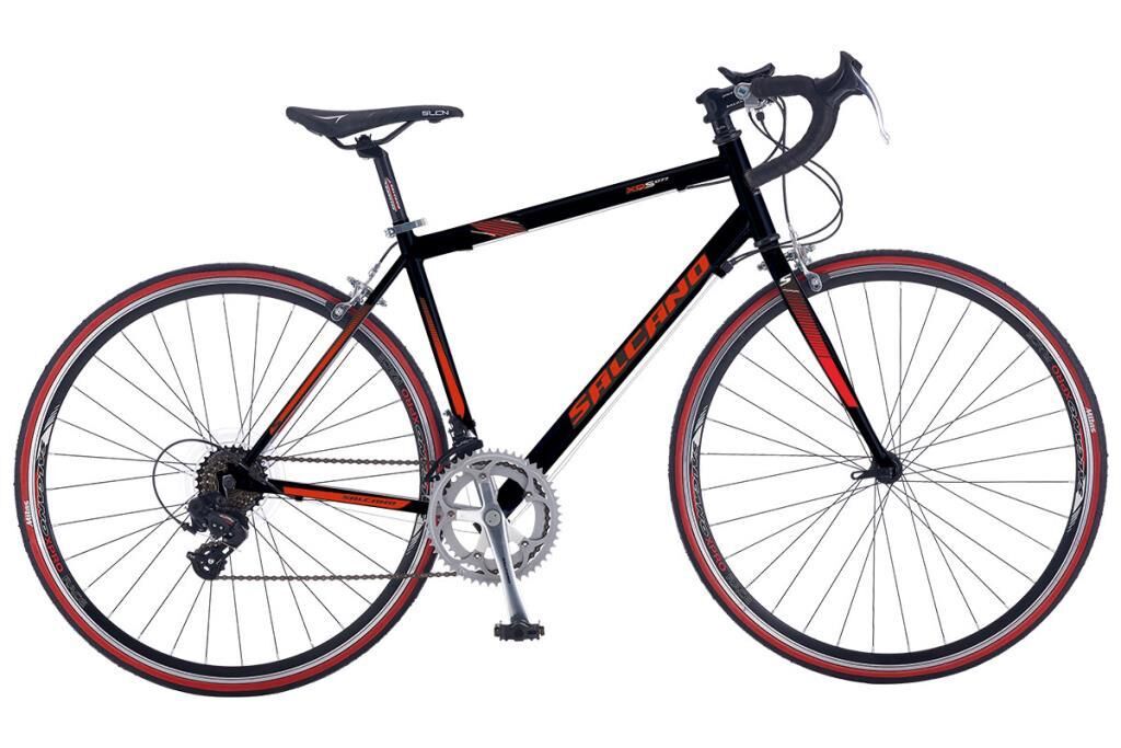 Salcano XRS077 21 Kadro Yarış Bisikleti (180 cm üstü boy) Siyah Kırmızı