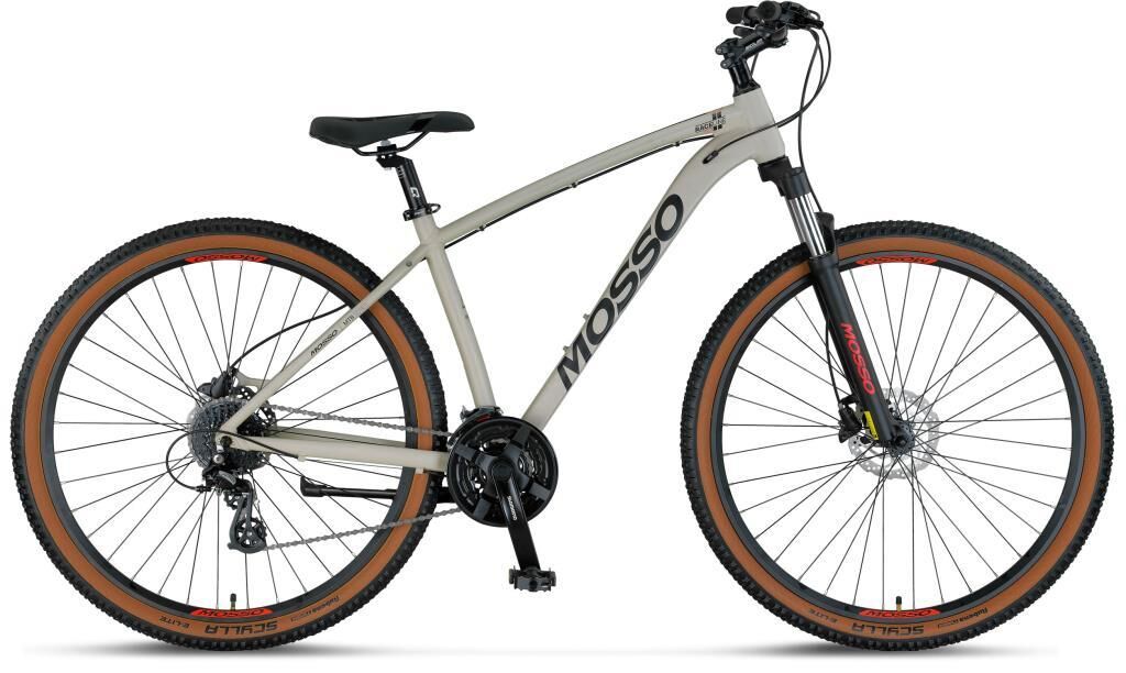 Mosso Raceline 29 H 18 Kadro Hidrolik Fren 24 Vites Dağ Bisikleti (175 cm üstü boy) Sand Grey Kum Gri