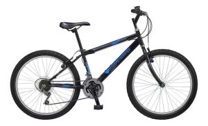 SALCANO EXCEL 24 Pabuç Fren Dağ Bisikleti (140 cm üstü boy) Siyah Mavi