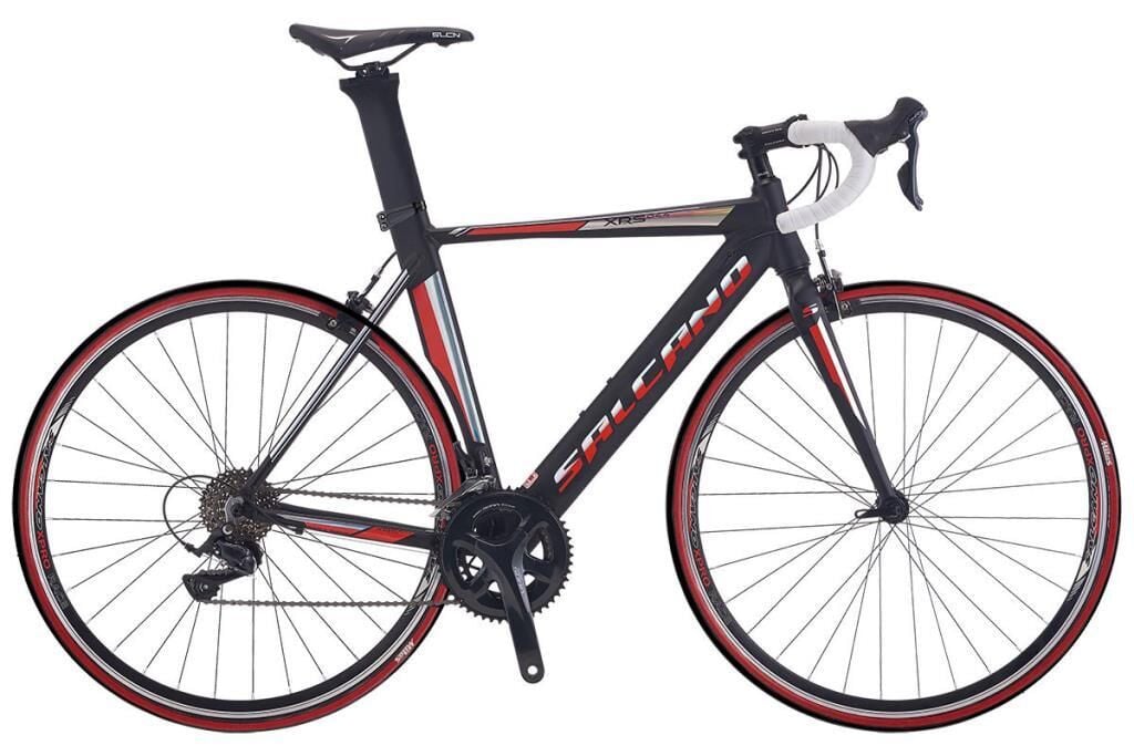 Salcano XRS044 Sora 51 Kadro Yarış Bisikleti (170/178 cm boy) Siyah Kırmızı
