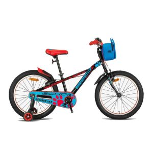 Kron Bobcat 20 Jant Çocuk Bisikleti  (120-140 cm arası boy) Siyah Mavi Kırmızı