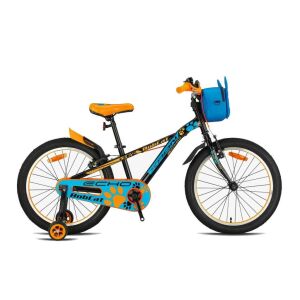 Kron Bobcat 20 Jant Çocuk Bisikleti  (120-140 cm arası boy) Siyah Mavi Turuncu