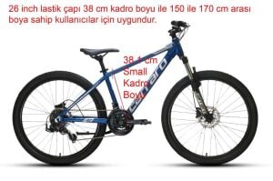 Carraro Force 620 26 Jant, Hidrolik Fren, 21 Vites Dağ Bisikleti 38 Kadro (150/170 cm arası boy) Metalik Mavi Gümüş