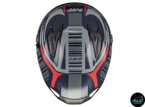 MT Helmets Braker Cocpit Motosiklet Kapalı Kask ECE 22.06 sertifikalı Alc Motosiklet Mavi Kırmızı - XLARGE