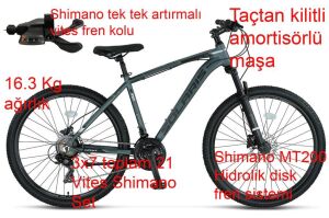 Ümit Solaris HYD 29 Jant, Hidrolik Fren, 20 Kadro Dağ Bisikleti (180 cm üstü boy) Antrasit