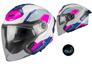 MT Helmets Cosmo SV  Icarus Motosiklet Açık Kask ECE 22.06 ve DOT sertifikalı Alc Motosiklet SMALL