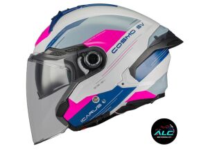 MT Helmets Cosmo SV  Icarus Motosiklet Açık Kask ECE 22.06 ve DOT sertifikalı Alc Motosiklet SMALL