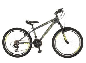 Salcano Lion 24V Jant Çocuk Bisikleti (135 ile 155 cm arası boy) Gri Sarı