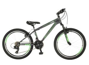 Salcano Lion 24V Jant Çocuk Bisikleti (135 ile 155 cm arası boy) Gri Yeşil