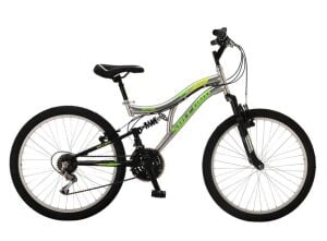 Salcano Hector 24V Pabuç Fren Dağ Bisikleti (140 ile 160 cm arası boy) Krom Yeşil Sarı
