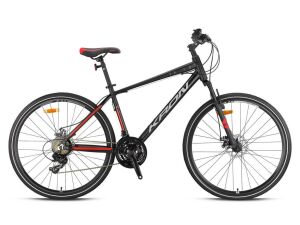 Kron TX75 Disk Fren Şehir Bisikleti (165-180 cm arası boy) Parlak Siyah Kırmızı