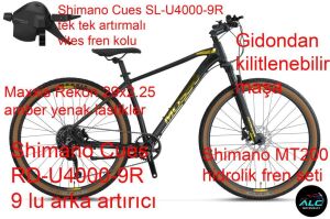 Mosso Gold Edition 29 Jant Cues 18 Kadro Dağ Bisikleti 9 Vites (175-185 cm arası boy)