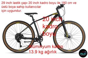 Mosso Gold Edition 29 Jant Cues 20 Kadro Dağ Bisikleti 9 Vites (180 cm üstü boy)