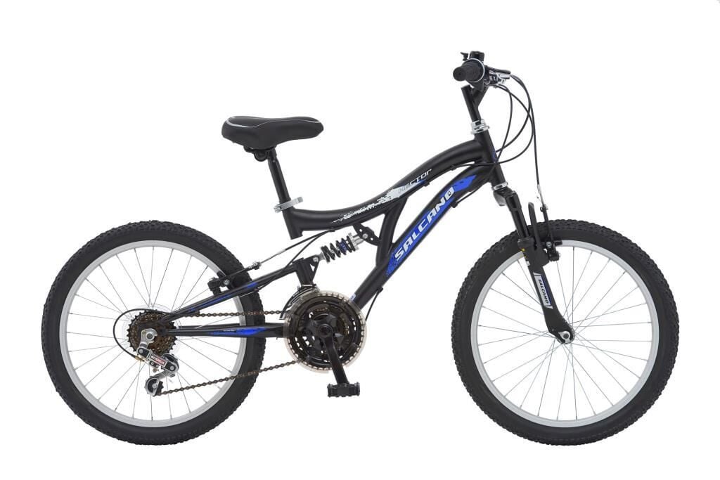 Salcano Hector 20 Pabuç Fren Çocuk Bisikleti (120 / 145 cm arası boy) Siyah Mavi