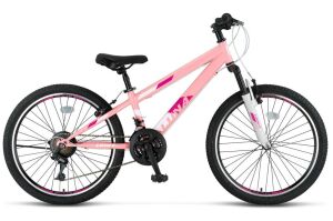 Ümit Luna 24 Jant Genç Kız Bisikleti 2469 (135-160 cm arası boy) Toz Pembe