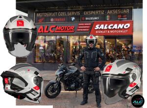MT Helmets Cosmo SV  Silence  Motosiklet Açık Kask ECE 22.06 ve DOT sertifikalı Alc Motosiklet