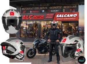 MT Helmets Cosmo SV  Silence  Motosiklet Açık Kask ECE 22.06 ve DOT sertifikalı Alc Motosiklet