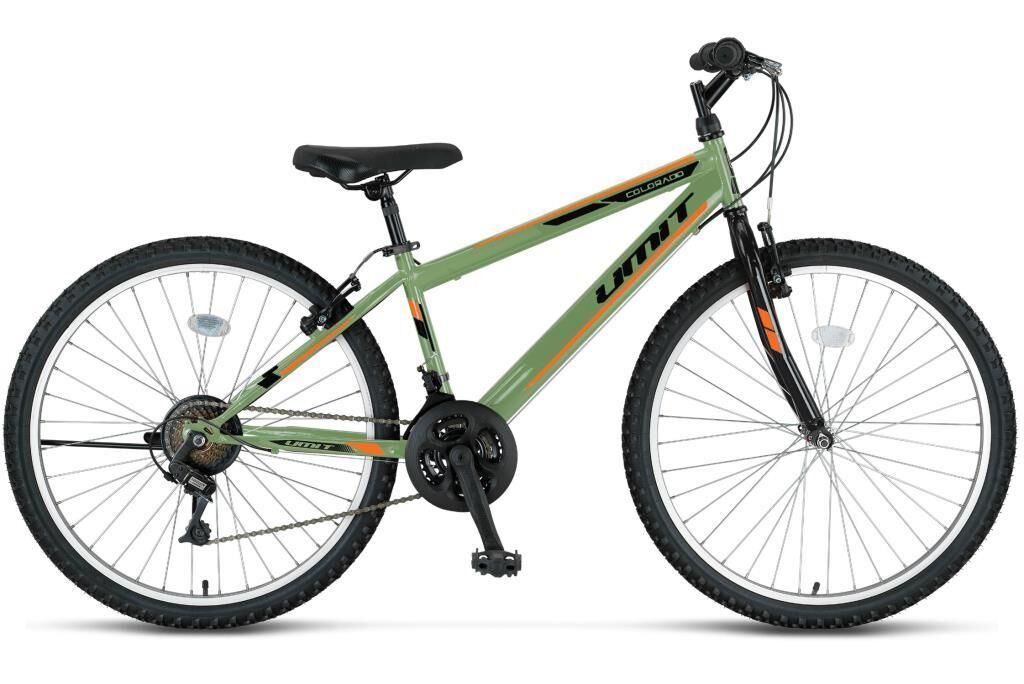 Ümit Colorado 24 Jant Dağ Bisikleti 2401 (135 ile 155 cm arası boy) Olive Green Turuncu