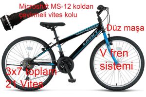 Ümit Colorado 24 Jant Dağ Bisikleti 2401 (135 ile 155 cm arası boy) Siyah Mavi