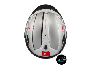 MT Helmets Cosmo SV  Silence  Motosiklet Açık Kask ECE 22.06 ve DOT sertifikalı Alc Motosiklet Beyaz Gri - XLARGE