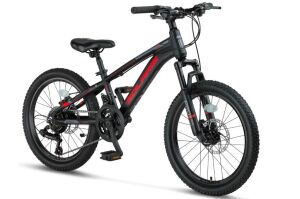 Ümit Solaris 20 Jant Disk Fren Vitesli Çocuk Bisikleti 2051 (115 / 140 cm arası boy) Siyah Kırmızı