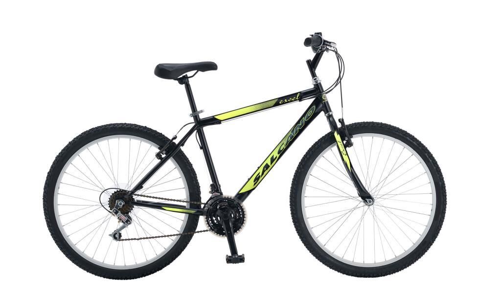 Salcano Excel 26 Pabuç Fren Dağ Bisikleti (165 cm ve üstü boy) Siyah Sarı