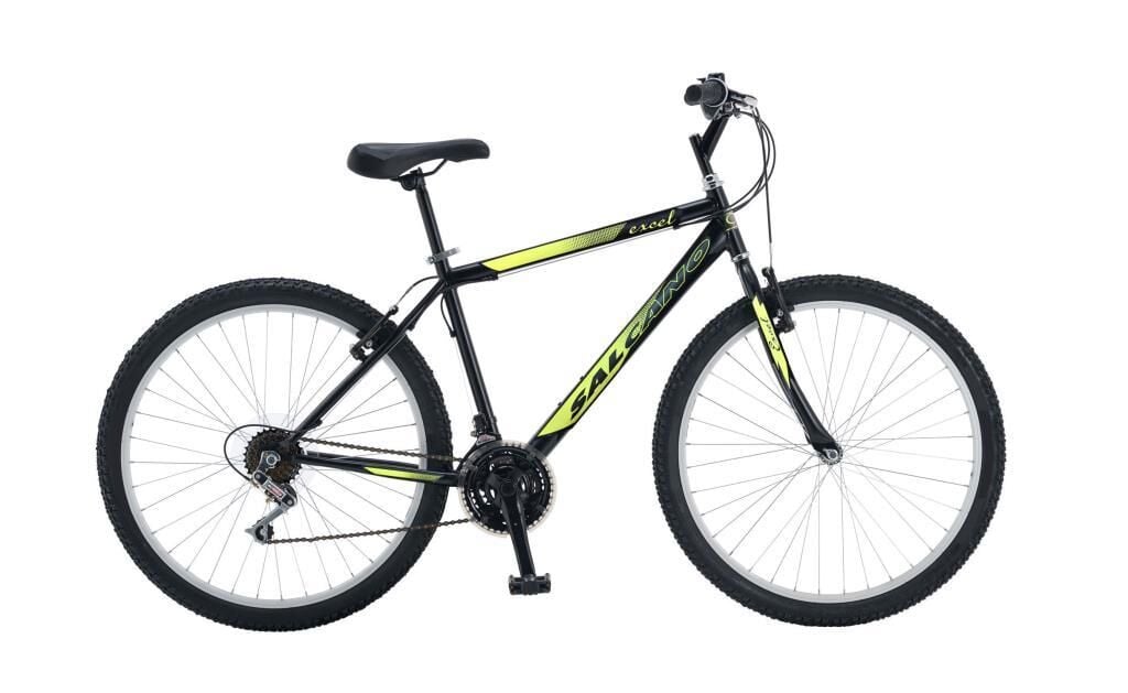 Salcano Excel 26 Pabuç Fren Dağ Bisikleti (165 cm ve üstü boy) Siyah Sarı