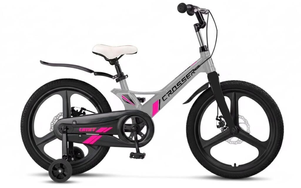 Ümit Crosser 2d 20 Jant Disk Fren Kız Çocuk Bisikleti 2018 (115 ile 140 cm arası boy) Nardo Gri Pembe