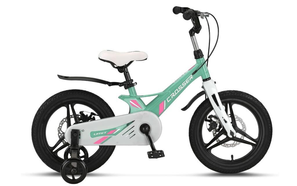 Ümit Crosser 2D 16 Jant Disk Fren Kız Çocuk Bisikleti 1618 (100 ile 120 cm arası boy) Mint Pembe