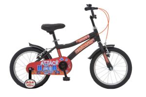 Salcano Attack 16 Jant Çocuk Bisikleti (105/120 cm boy) Siyah Turuncu
