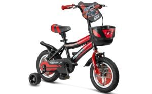 Ümit Trend-Y 12 Jant Erkek Çocuk Bisikleti 1202 (80-100 cm arası boy) Siyah Kırmızı