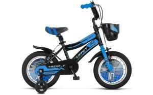 Ümit Trend-Y 12 Jant Erkek Çocuk Bisikleti 1202 (80-100 cm arası boy) Siyah Mavi