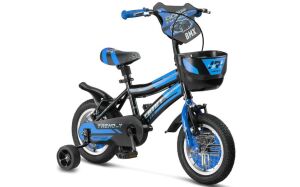 Ümit Trend-Y 12 Jant Erkek Çocuk Bisikleti 1202 (80-100 cm arası boy) Siyah Mavi