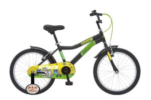 Salcano Attack 20 Jant Çocuk Bisikleti (120/140 cm boy) Siyah Yeşil