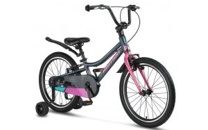 Ümit Motion V 20 Jant Kız Çocuk Hafif Bisiklet 2074 (115-140 cm arası boy) Antrasit Pembe