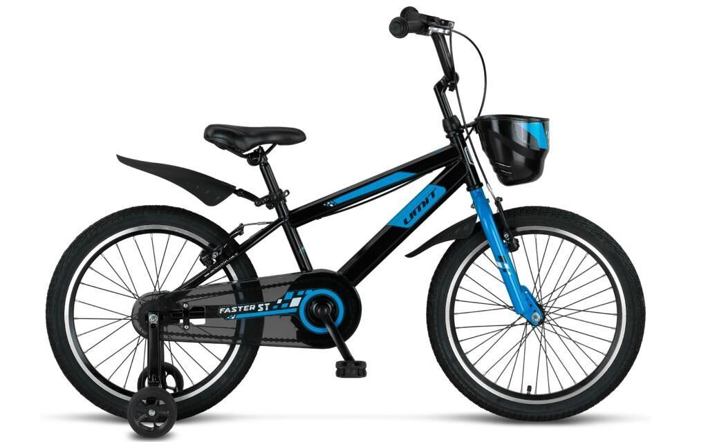 Ümit Faster 20 Jant Erkek Çocuk Bisikleti 2021 (115-140 cm arası boy) Siyah Mavi