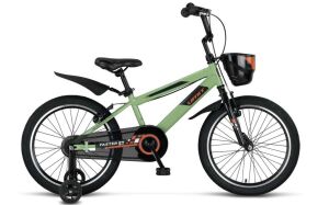 Ümit Faster 20 Jant Erkek Çocuk Bisikleti 2021 (115-140 cm arası boy) Olive Green Turuncu