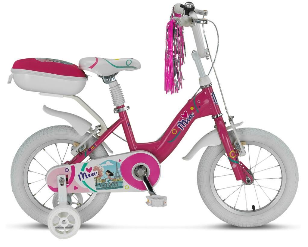 Ümit Mia 12 Jant Kız Çocuk Bisikleti 1220 (80-100 cm arası boy) Pembe