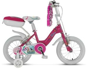 Ümit Mia 12 Jant Kız Çocuk Bisikleti 1220 (80-100 cm arası boy) Pembe