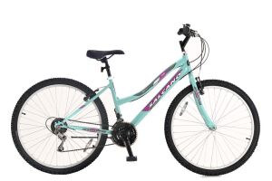 Salcano Excel 26 Lady Pabuç Fren Kadın Bisikleti (155 cm üstü Boy) Turkuaz Pembe