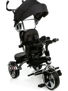 Babyhope BH-9500 Star Ebeveyn Kontrollü Bisiklet Siyah