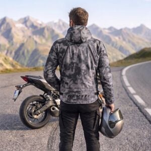 Revit Flare 3 H2O Erkek 4 Mevsim Motosiklet Montu Aa Sertifikalı Ce Korumalı Alc Motosiklet Koyu Gri - LARGE