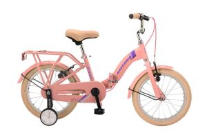 Salcano Flyer 16 Folda Katlanabilir Çoçuk Bisikleti (105/120 cm arası boy) Pudra Pembe