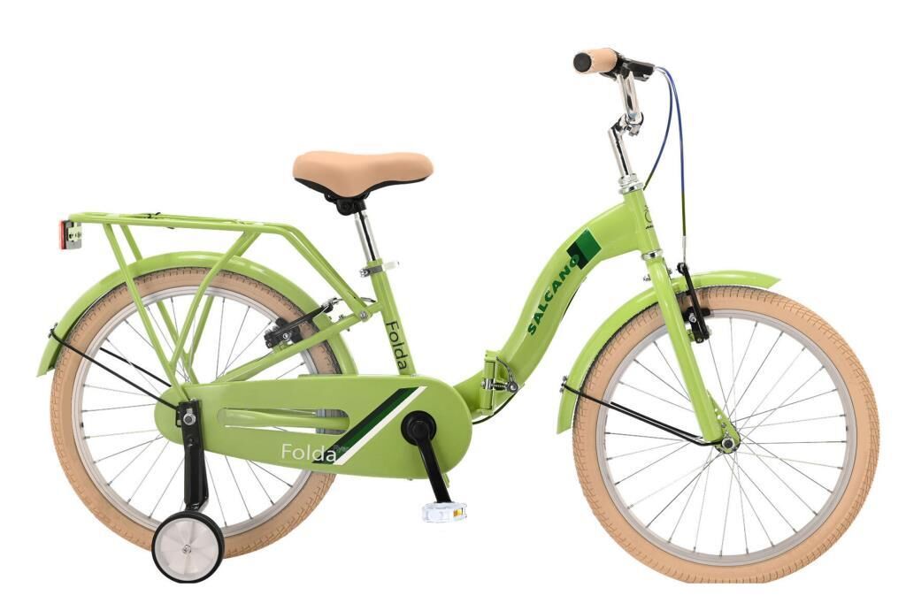 Salcano Flyer 20 Folda Katlanabilir Çoçuk Bisikleti (120 ile140 cm arası boy) Fıstık Yeşil