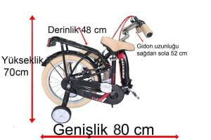 Salcano Flyer 20 Folda Katlanabilir Çoçuk Bisikleti (120 ile140 cm arası boy) Fıstık Yeşil