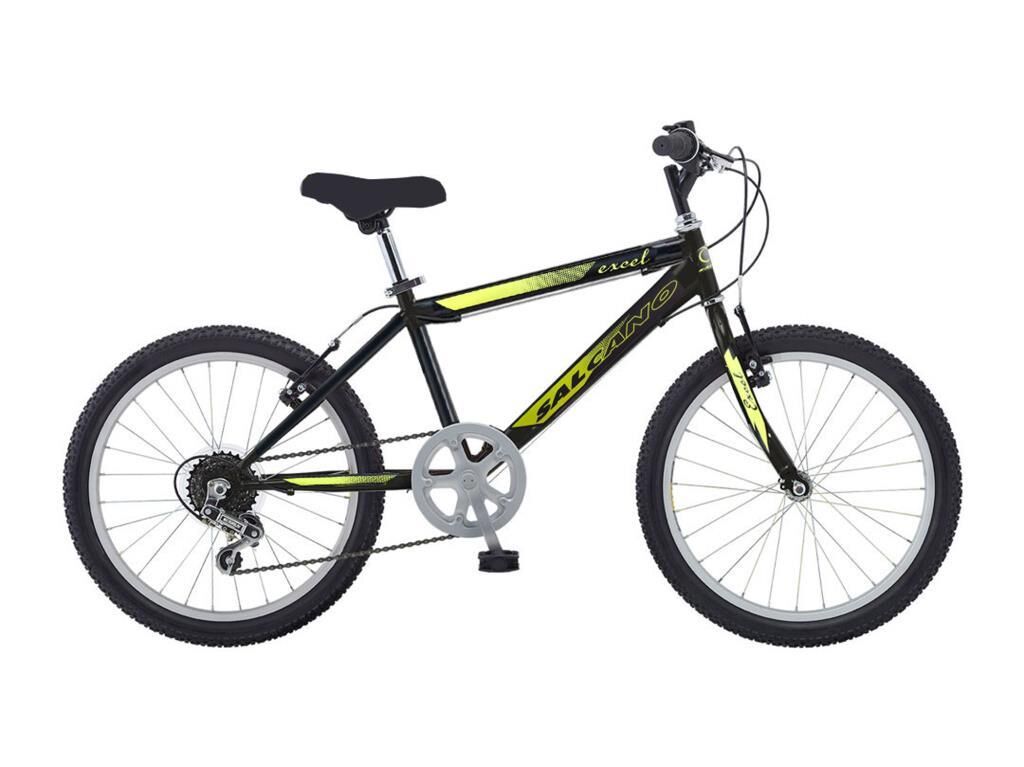 Salcano Excel 20 Jant Vitesli Çocuk Bisikleti (120/145 cm boy) Siyah Sarı