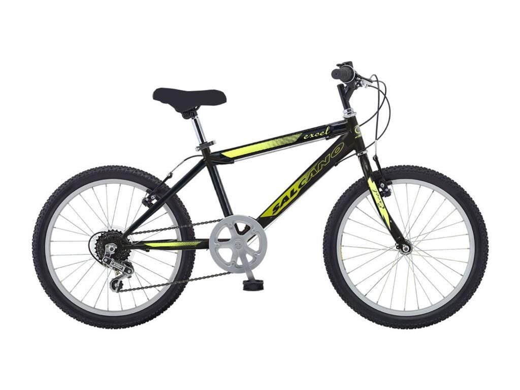Salcano Excel 20 Jant Vitesli Çocuk Bisikleti (120/145 cm boy) Siyah Sarı