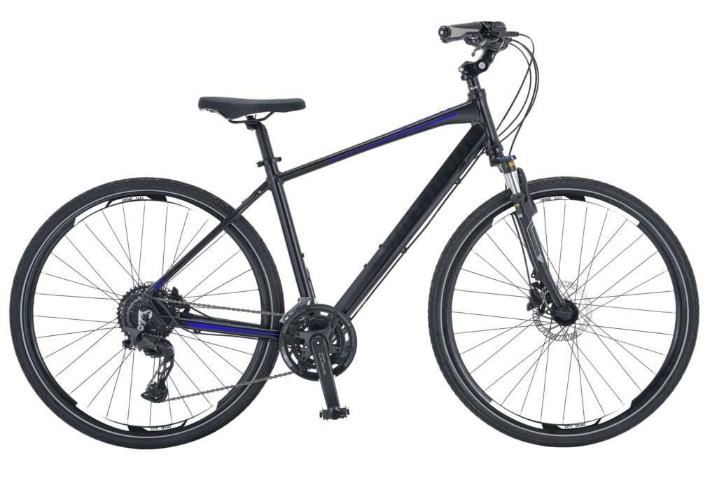 Salcano City Sport 700 2x9 Cues Sistem Şehir Bisikleti 21 Kadro (180 cm ve üstü boy) Siyah Mavi